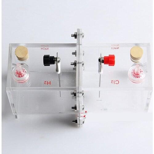 26063 Electrolyzer Demonstrator Ion Exchange Membrane Without Platinum Electrode Chemistry Experiment Teaching Instrument