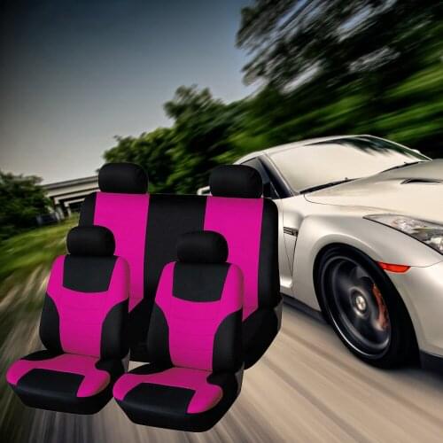 8Pcs Universal Classic Car Seat Cover Seat Protector Car Styling Seat Covers Set (Fluorescent Green)