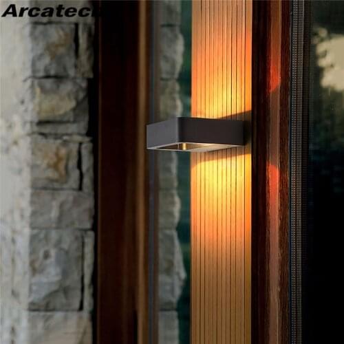 9W/12W lampada LED Aluminium Wall Light Aail Project Square LED Wall Lamp Bedside Room Bedroom Wall Lamps Arts NR-166