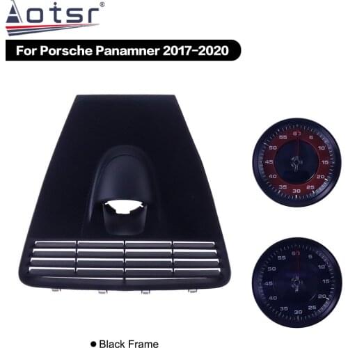 Car Stopwatch for Porsche Panamera 2017 - 2020 Interior Dashboard Center Clock Compass Time Electronic Meter Clock Accessional