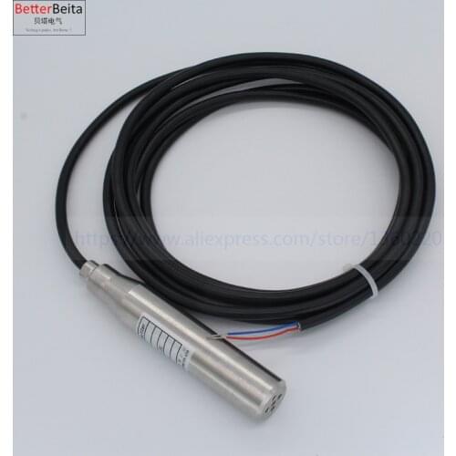 1m liquid level sensor with 1m sensor cable water depth transmitter 4-20mA output 24VDC power supply
