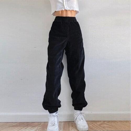 Lovely Ran Women's Corduroy Trousers