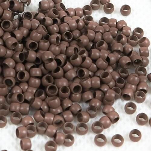 HARMONY (1000 Pieces per bottle)2.9x1.9x2.0mm Copper Nano Ring/ Beads Without silicone for Nano tip Hair Extensions