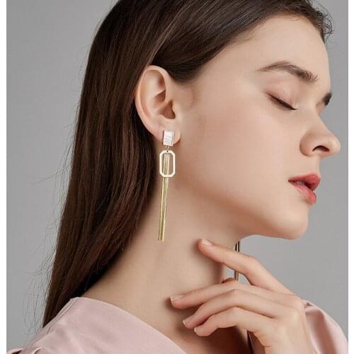 2021 New style show face small high-end atmosphere decoration fashion women temperament personality exaggerated ear ring women