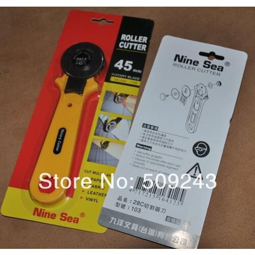 New Rotary Cutter 45mm Fabric Paper Patchwork Leather Craft set Tailoring tool