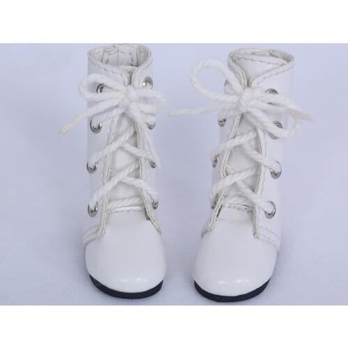 BJD Doll shoes suitable for 1-6 size SD men and women casual mini white boots doll accessories