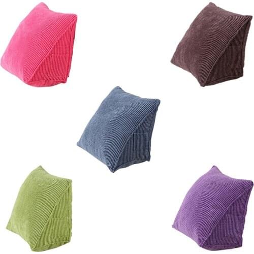 Reading Backrest Cushion Wedge Pillow Back Cushion Lumbar Pad Bed Office Chair Rest Pillow Back Support Pillow