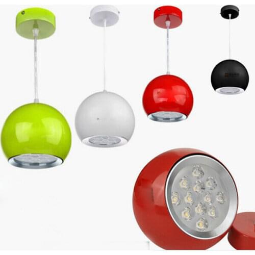 Pendant lights High power led spot pendant lamp abajur 12W white, warm white led lustres e pendentes