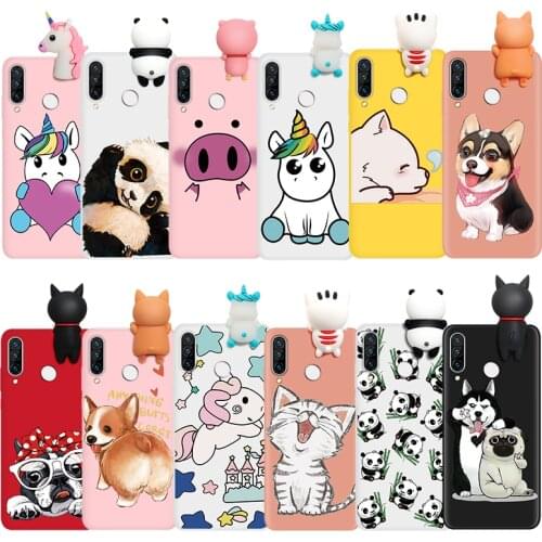 Lovely 3D Cartoon Doll Phone Cover For Huawei Honor 8X 9X 9 10i View 30 Phone Cases For Huawei Mate 10 20 Lite Pro Silicon Funda