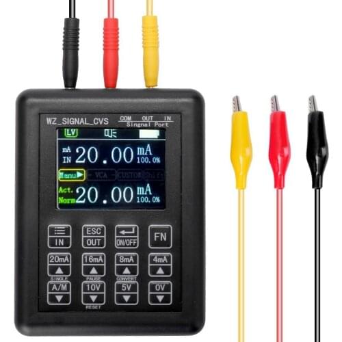 High Precise Adjustable Current Voltage Analog Simulator 0-10V 4-20mA Signal Generator Sources