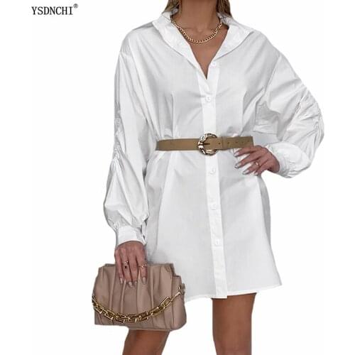 Модные платья-рубашки YSDNCHI China At AliExpress