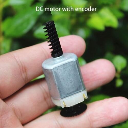 1pcs 130 Electric Motors 15mA Micro Motor DC 6V-12V DC Motor With Code Wheel Suitable for DIY Permanent Magnet Small Motors