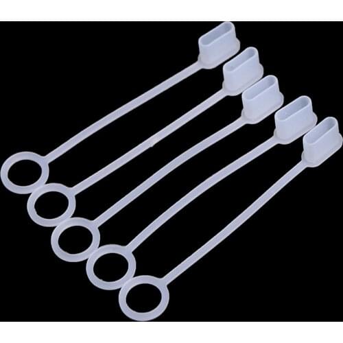 10Pcs Protection Cap USB Type-c Cable Case Dust Plug Charger Cover With Wire