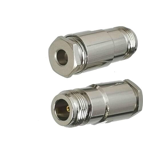 10pcs N Female Jack Connector Clamp RG8X RG-8X LMR240 Cable RF Coaxial Brass Straight New