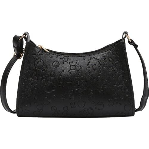 2021 Women Fashion Versatile Causal Shoulder Retro Crossbody Messenger Small Square Bag Luxury Famous Designer Lady Handbag