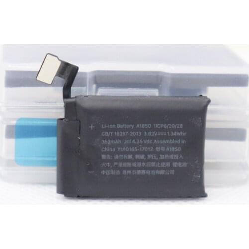 5pcs/lot Battery A1850 For Apple Watch 3 42mm Series3 S3 GPS+LTE Version 352mAh