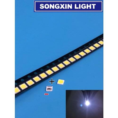 50pcs Lextar LED Backlight High Power LED 1.8W 3030 6V Cool white 150-187LM PT30W45 V1 TV Application 3030 smd led diode