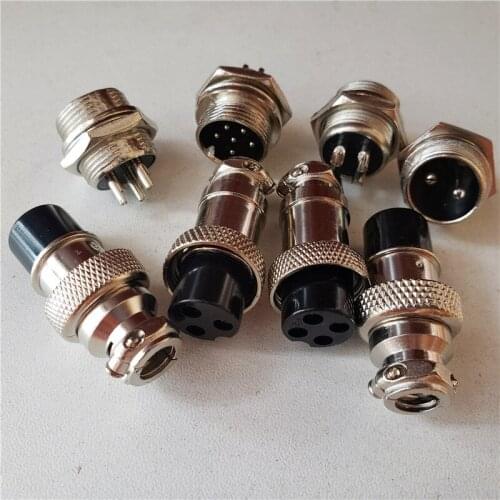 Aviation plug Aviation socket GX16 2P/3P/4P/5P/6P/7P/8P/9P 10 core 16mm plug socket male female connector air outlet Air plug