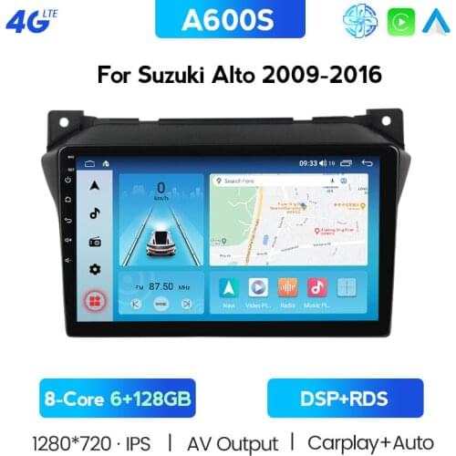 For Suzuki Alto 2009 2010 2011 2012-2017 Android Rds Dvd 2 Din Car Radio Multimedia Video Player Navigation Gps Car Android 10