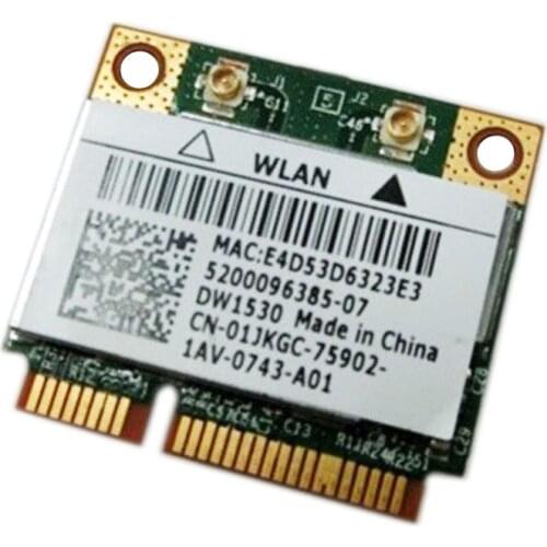 Broadcom Dw1530 Bcm943228hm4l 300m Notebook Wireless N Mini Pcie Half Wifi Card For Dell 300mbps 802.11abgn Internal Module