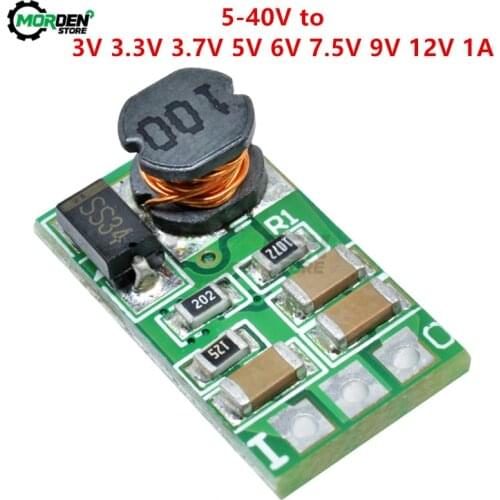 DD4012SA DC 5-40V to 3V 3.3V 3.7V 5V 6V 7.5V 9V 12V 1A Regulator DC-DC Buck Step-Down Converter Regulator Module Board