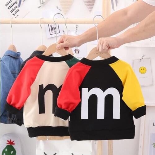 2020 Spring Autumn Children Girls Clothes Kids Baseball Infant Sweatershirt Toddler Fashion Brand Jacket Baby Outwear Boys Coat