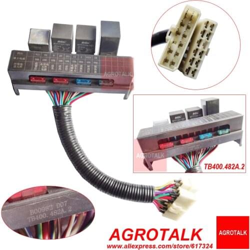 Electric controller for Foton Lovol TB454 and Luzhong LZT454 tractor, part number: TB400.482A .2