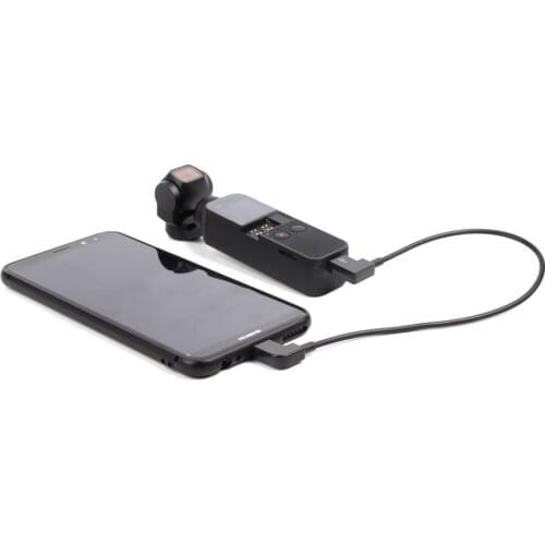30cm Connector Cable IOS Type-C to Type-C Micro-USB for DJI OSMO Pocket 2 to Phone Conversion Data Cable OTG Converter Accessory