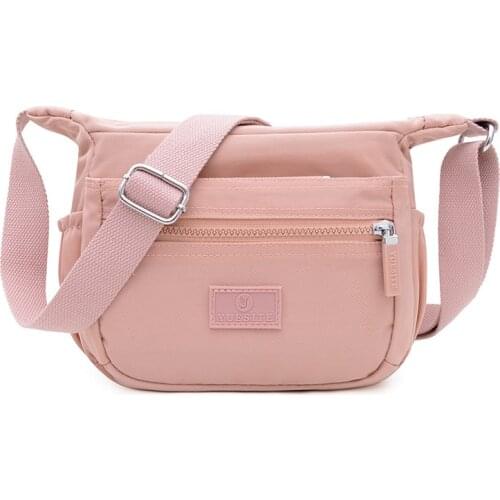 9 Color 2021 Summer women bags brand Small nylon shoulder bags for women Multi Pockets crossbody bags Casual cheap womens bags