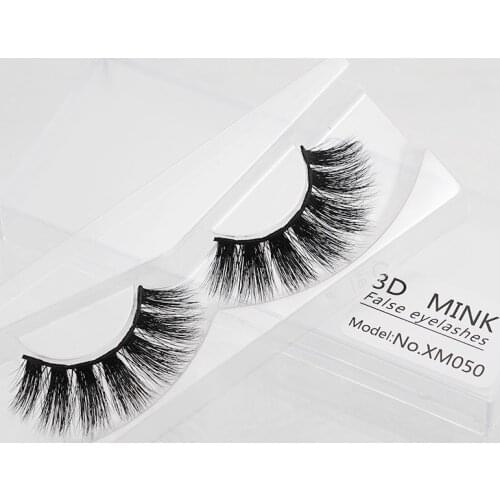 Fashion 3D False Eyelashes Mink Hair Makeup Natural Thick Cross Eye Lashes Extension Handmade High Quality Fake eyelashes