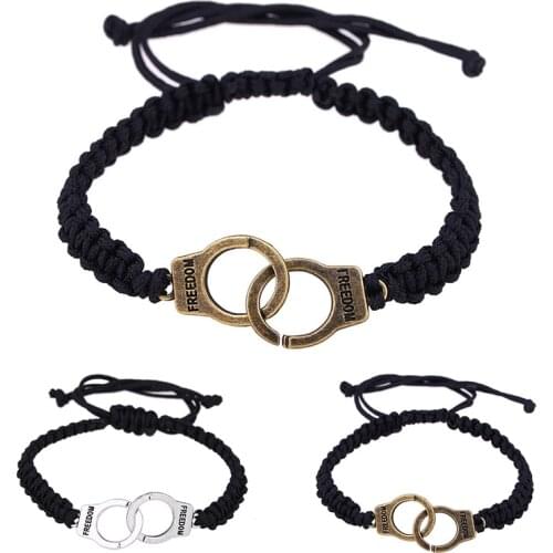 2020 New Charm Bracelet 50 Degree Grey Handcuffs Bracelet Fashion Sweetheart Hand Knit Bracelet Men And Women Jewelry Gift