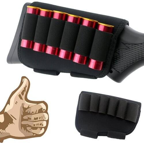 Hunting accessories molle Cartridge Belt Airsoft Tactical pouch 6 Shots 12 20 Gauge Shot gun Shell Bandolier Gauge Ammo Holder