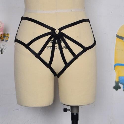 Sexy lingerie harness garter belt prom dresses Gothic Harajuku skirt fetish wear Harness garter belt