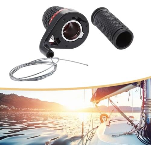 1 Set Boat Twist Throttle Accelerator Lever For 4 Stroke 6HP Boat Marine Yacht Outboard Motor 21mm Hole Boat Accessories Marine
