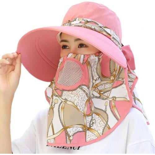 Sun Hat Foldable Wide Brim Cotton Foldable Ponytail Summer Hat for Climbing