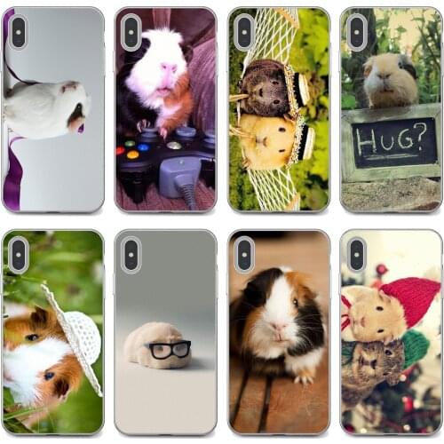 White-guinea-pig-Animal-Print For Xiaomi poco X3 nfc F2 Pro M3 Mi 5X 6X Max Mix 1 2 2S 3 Mi5 Mi6 Mi3 Mi4 Silicone Phone Bag Case