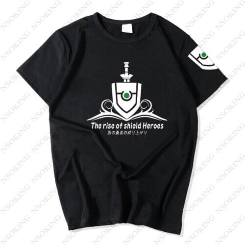 Tate no Yuusha no Nariagari T shirt Anime Naofumi Iwatani Raphtalia Cosplay T-shirt Fashion Mens Clothing Women Cotton Tee Tops