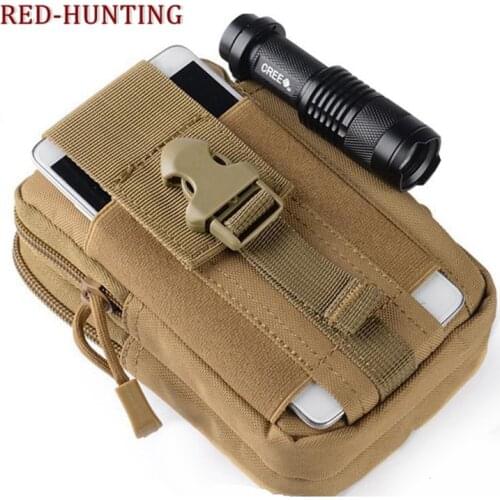 Outdoor Hunting Waist Bag MilitaryTactical EDC Molle Pouch Hiking Camping Cycling Trekking Belt Purse for 6.2" Phone