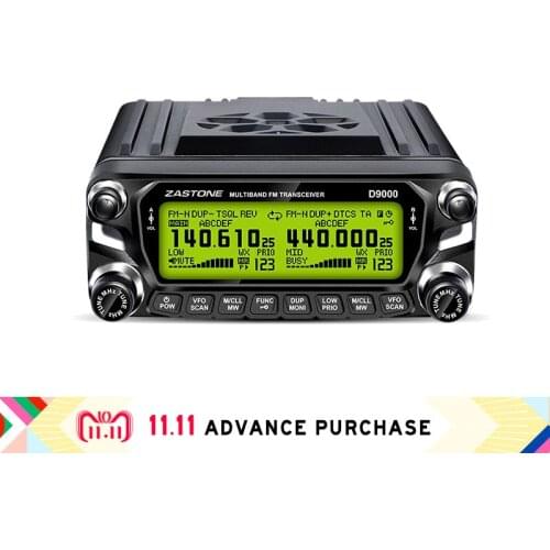 Zastone d9000 car radio dual band vhf uhf walkie talkie radio station car speakers comunicador intercom column