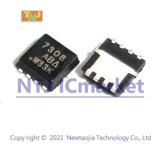 10 PCS SI7308DN QFN-8 SI7308 7308 SI7308DN-T1-E3 N-Channel 60-V (D-S) MOSFET Transistor Chip IC