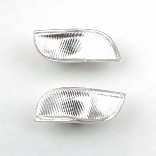 2 PCS ) Side Mirror Indicator Right and Left Lens 261653175R, 261600977R for Renault Symbol MK3 Logan Sandero MK2