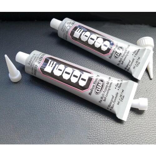 29.7ML E6000 Phone Shell Point Drilling Glue, Strong Needle Design Clear Glue for Glass,Wooden or Jewelery Craft Making