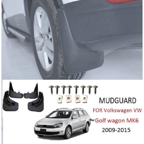 FOR Volkswagen VW Golf Wagon MK6 2009-2015 Mud Flap Fender Mud Flaps Guard Splash Flap Mudguards Car Accessories 4PCS