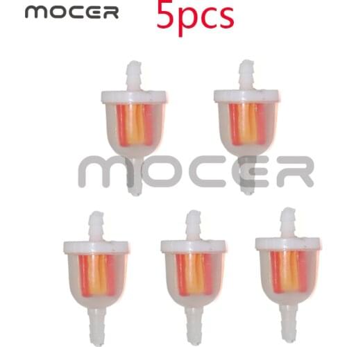 5PCS Universal Petrol Gas Inline Fuel Filter Oil For Motorcycle ATV Dirt Pit Bike Car Scooter GL001