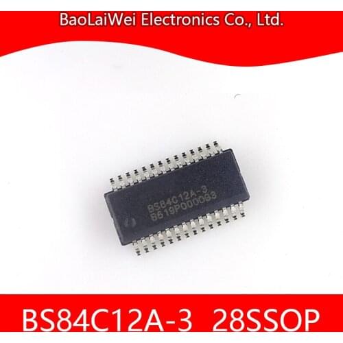 100pcs BS84C12A-3 SOP24 SOP28 SSOP28 Chip Electronic Components Integrated Circuits Active Components Touch A/D Flash MCU