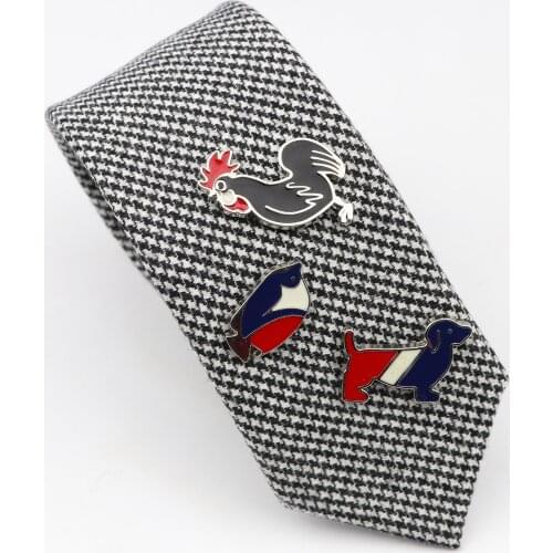 Animal Brooch Pins Collar Dog Cook Fish Suit Stick Breastpin Pin Mens Suit Dressup