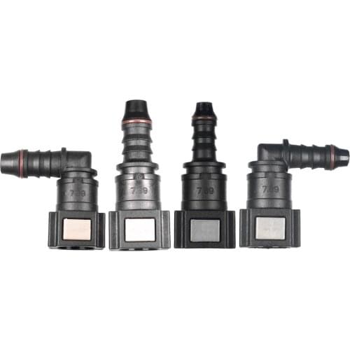 Quick Release Coupling plastic fuel quick coupling hose connectors 7.89mm fit for PA Nylong tube