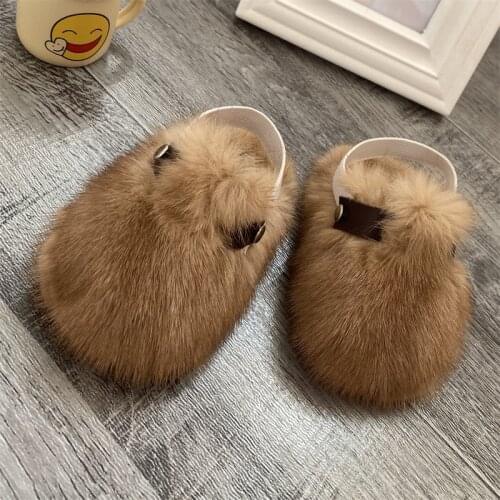 Baby Shoes Soft Mink Baby Shoes Super Cute Plush Comfort Shoes Prehobbler Baby Shoes