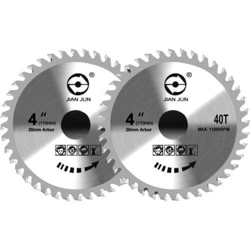 Diameter 110mm 40T Mutilfunction Woodworking Saw Blade TCT Circluar Saw Blade For Wood 30T 40T Cutting Disc
