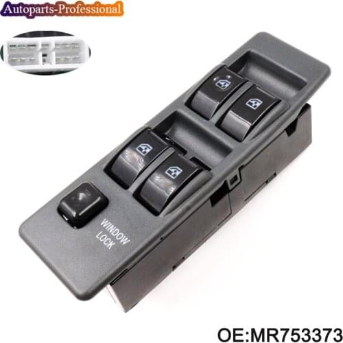 New Front LHD Power Electric Window Switch Master Controller Switch For Mitsubishi Pajero V31 V32 MR753373 Autoparts